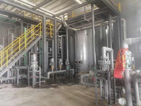 Sunresin 's 4000T/A Jintai Salt Lake Lithium Extraktionsprojekt in Betrieb